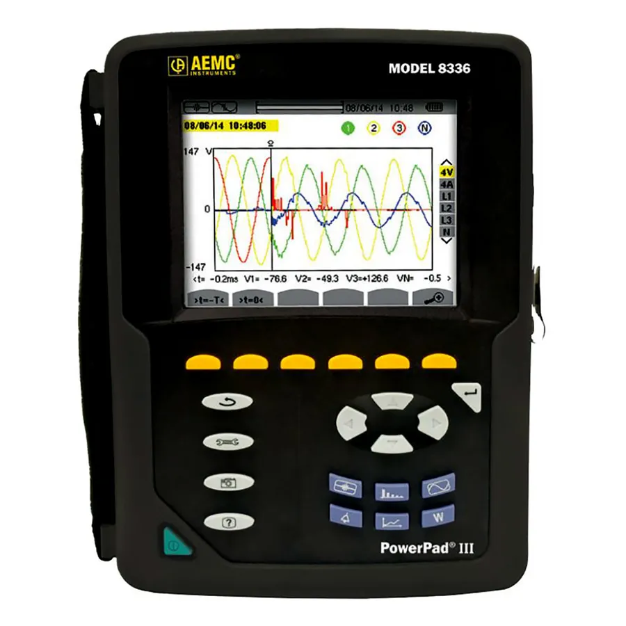 AEMC 8336 PowerPad III analyzátor kvality elektřiny
