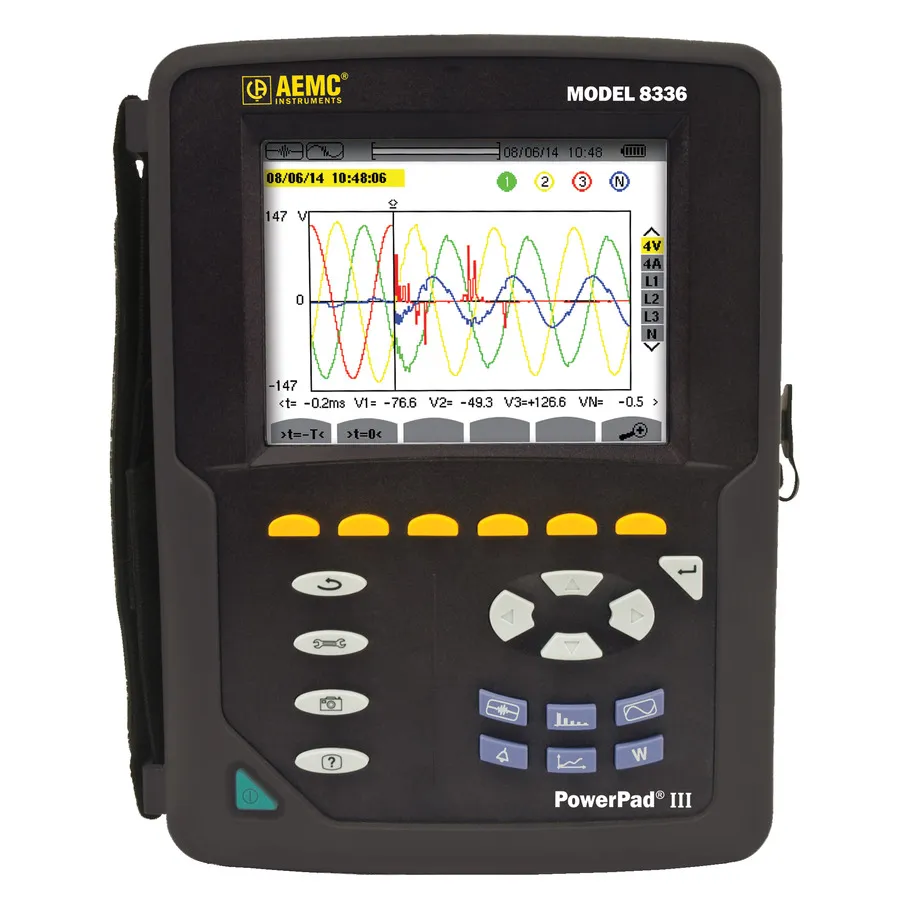 AEMC 8336 PowerPad III analyzátor kvality elektřiny