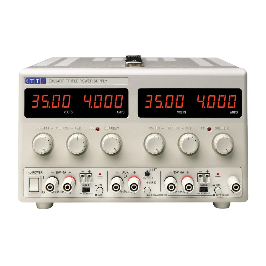Aim TTi EX354RT trojitý výstup DC zdroj napětí