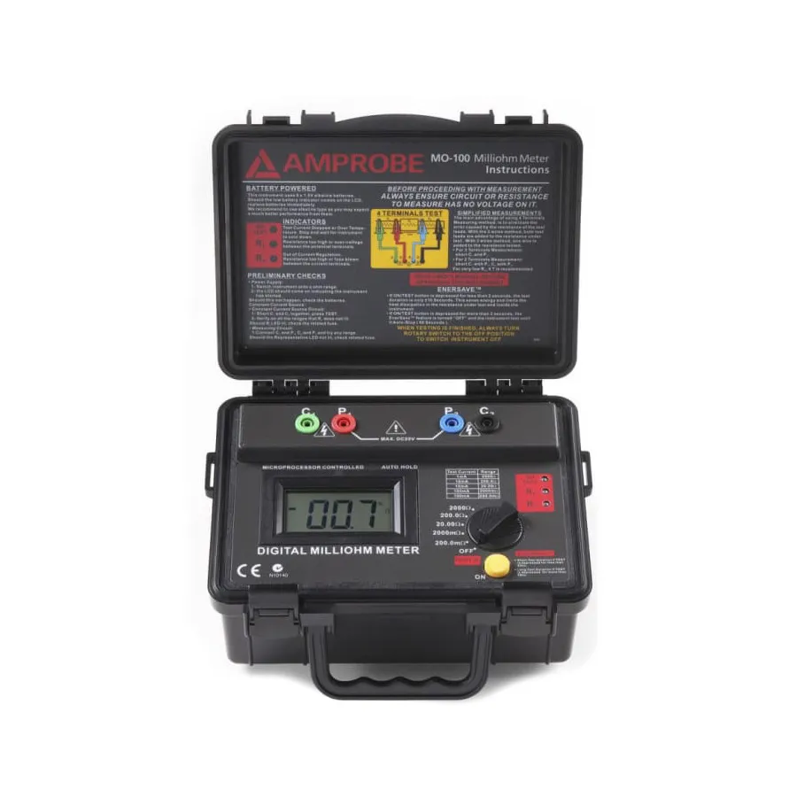 Amprobe MO-100 Přenosný miliohmmeter