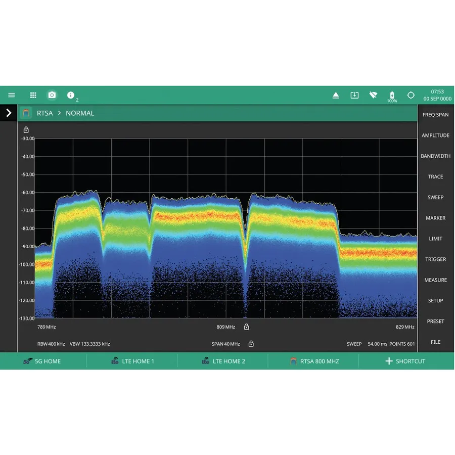 Anritsu MS2080A-0199 Možnost analýzy spektra v reálném čase
