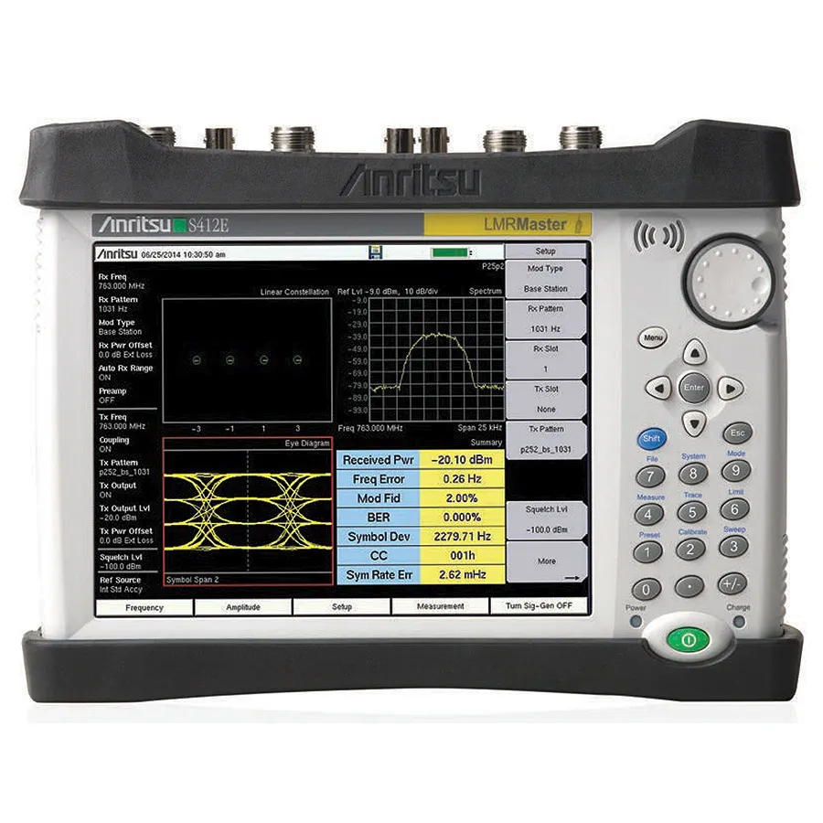 Anritsu S412E analyzátor modulace pozemní mobilní rádiové sítě
