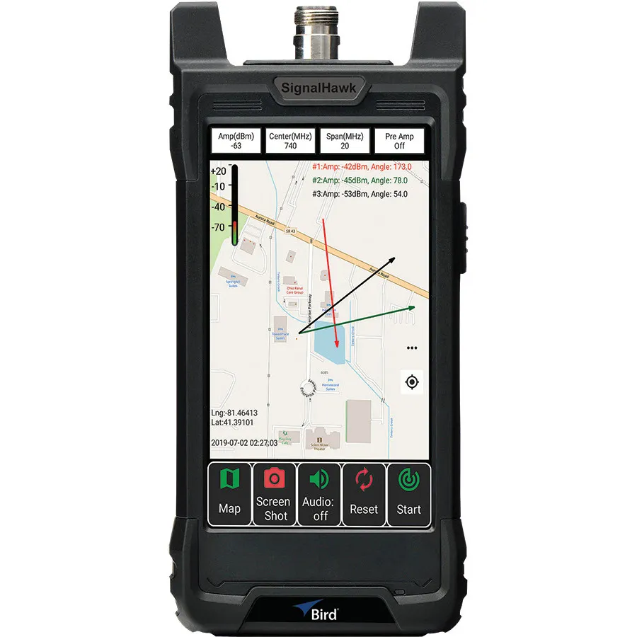 Bird SH-60S-AOA Přenosný analyzátor spektra