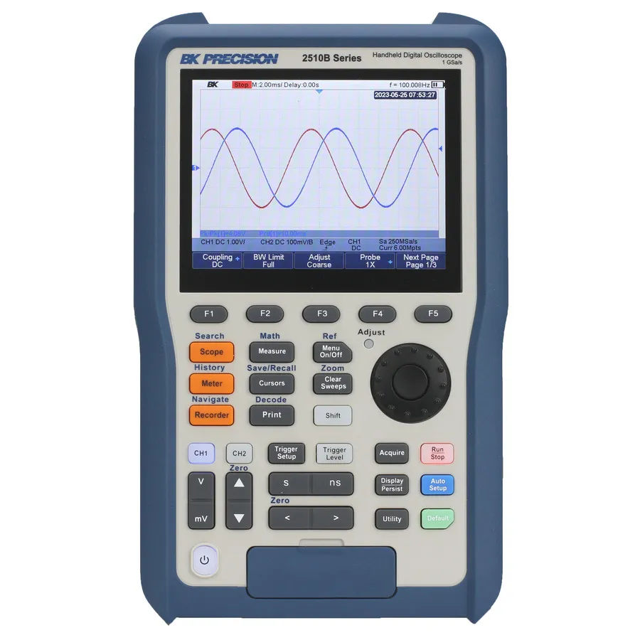 Ruční digitální paměťový osciloskop B&K Precision 2516B