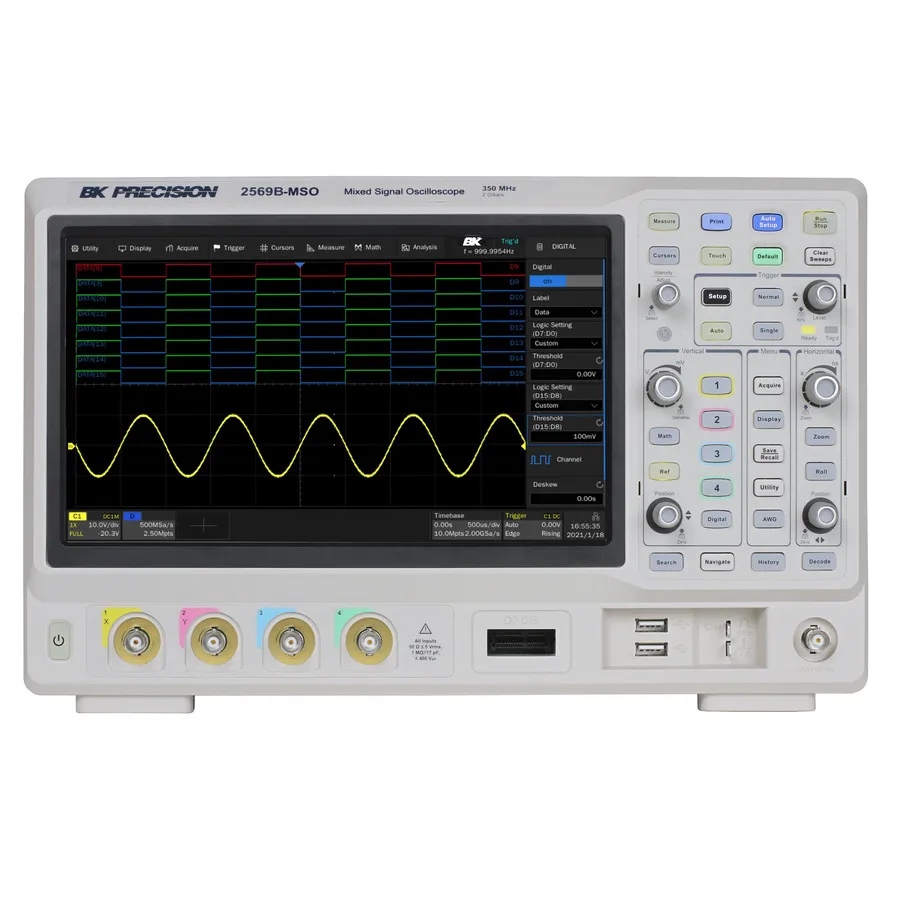 B&K Precision 2569B-MSO Osciloskop smíšeného signálu