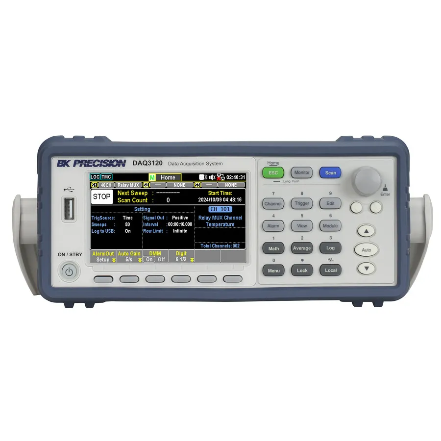 B&K Precision DAQ3120-GPIB Stolní systém sběru dat