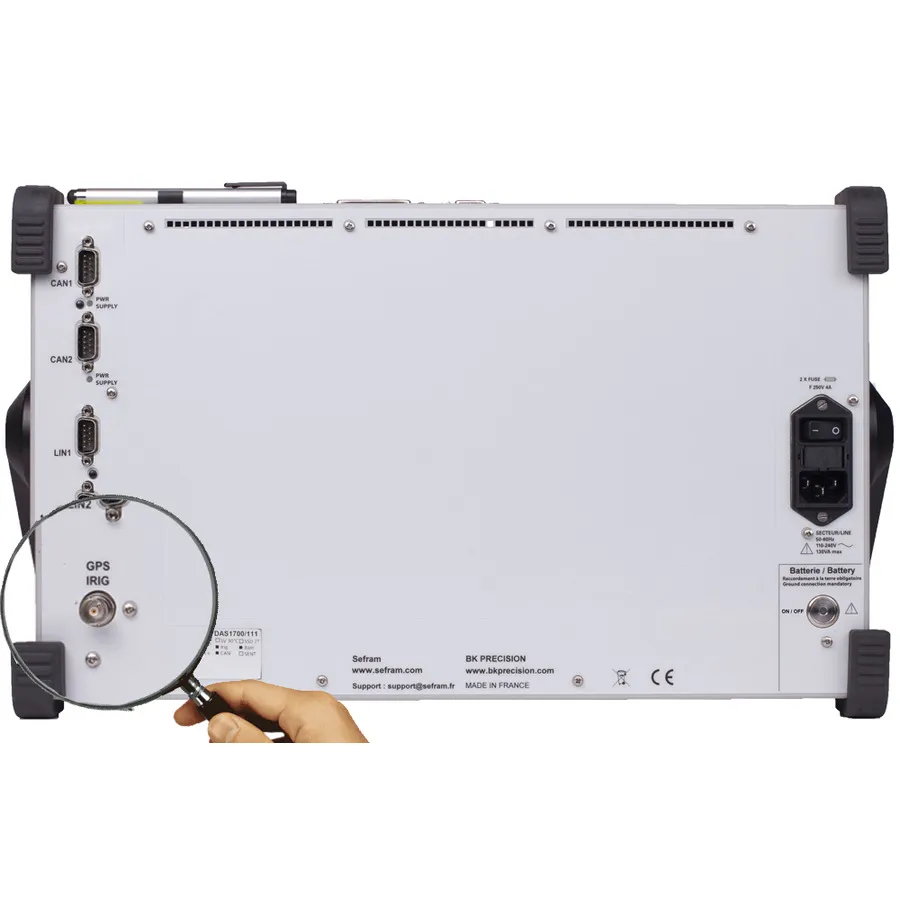 B&K Precision DAS917005600 Možnost synchronizace GPS hodin