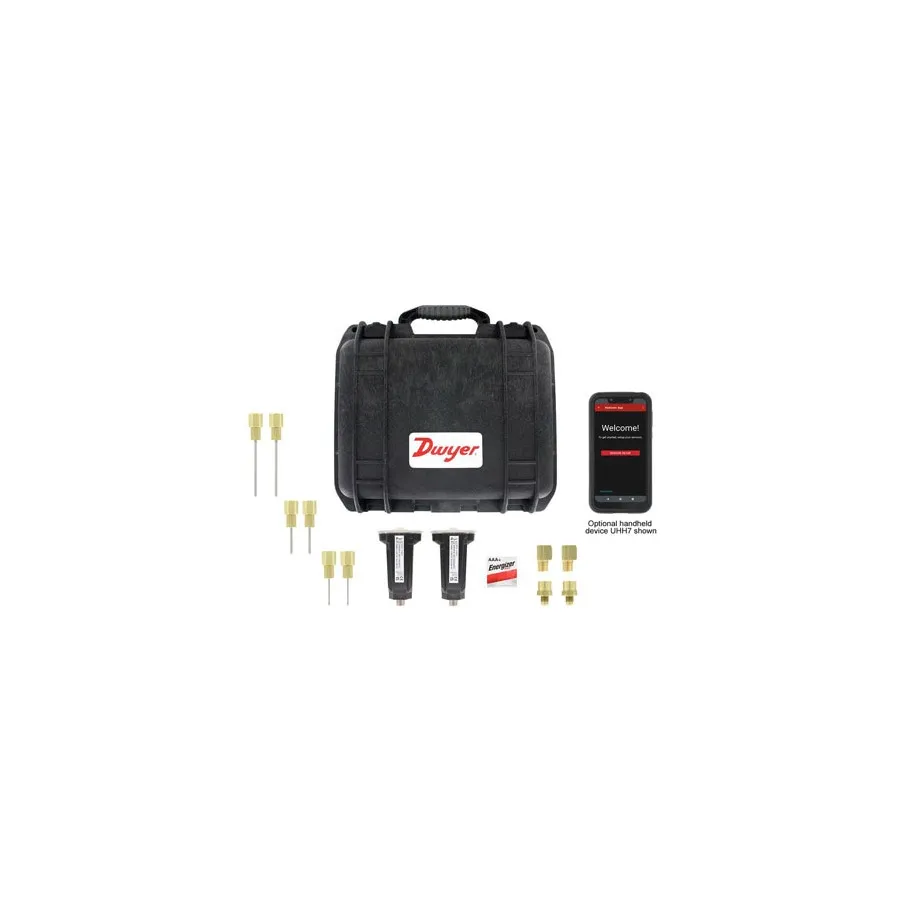 Dwyer 490W-6-HKIT Bezdrátový hydronic manometr