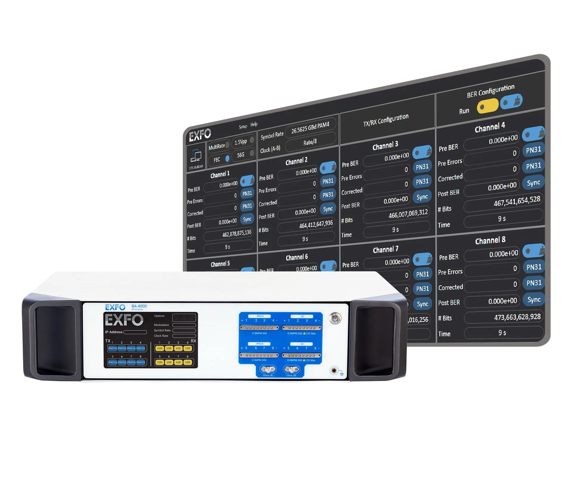 EXFO BA-4000-8-56-PAM Analizátor bitů