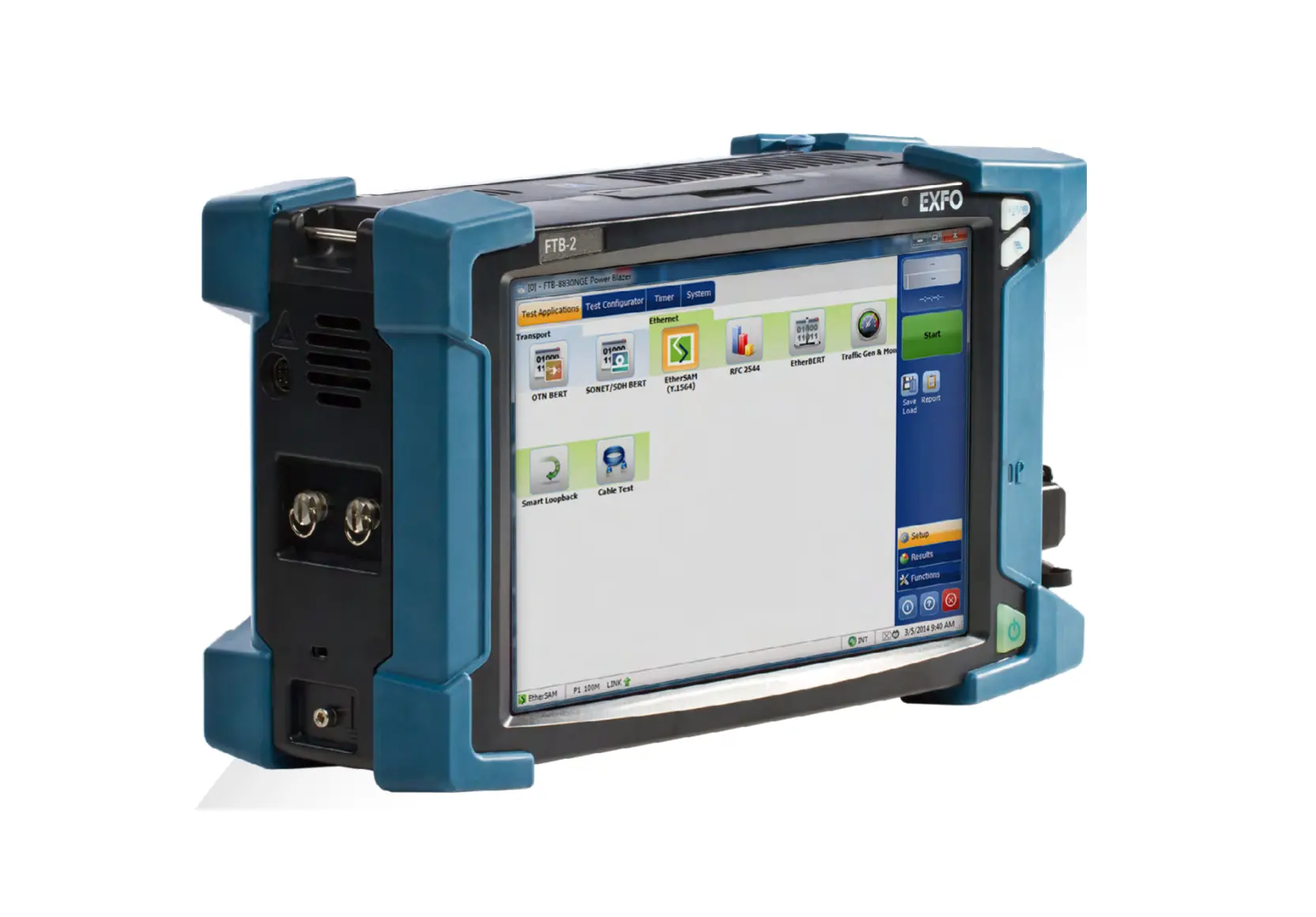 Platforma EXFO FTB-2-PRO pro terénní testování