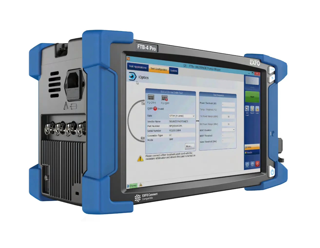 Platforma EXFO FTB-4-PRO-BTY pro terénní testování