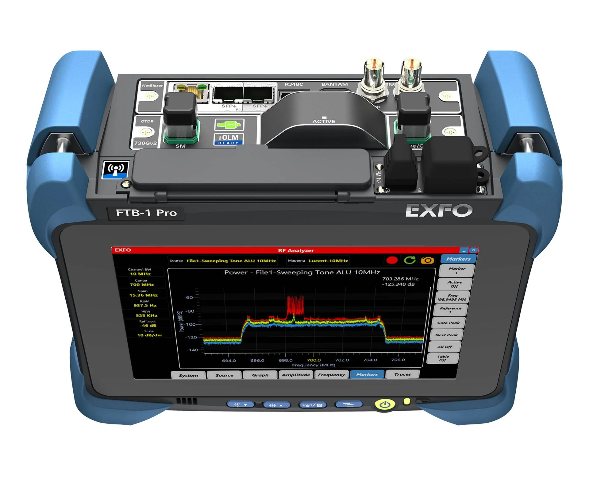 EXFO FTB-730GV2-SM8 10G Přenosný Síťový Testér