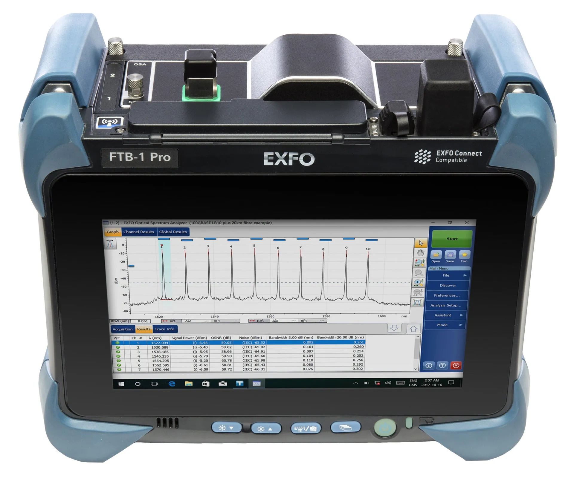 EXFO FTBx-5235 analyzátor optického spektra