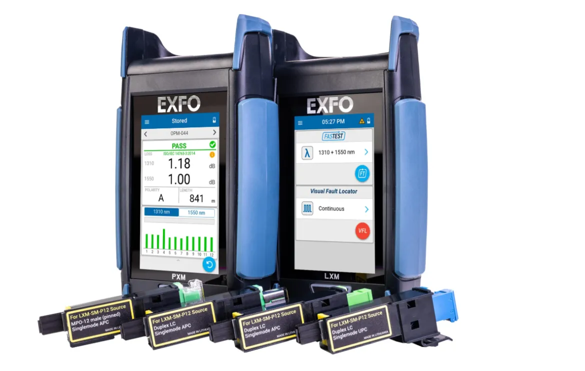 EXFO TK-XM-Q-P12-XX Tester Duplexu a Vícevidového Vlákna