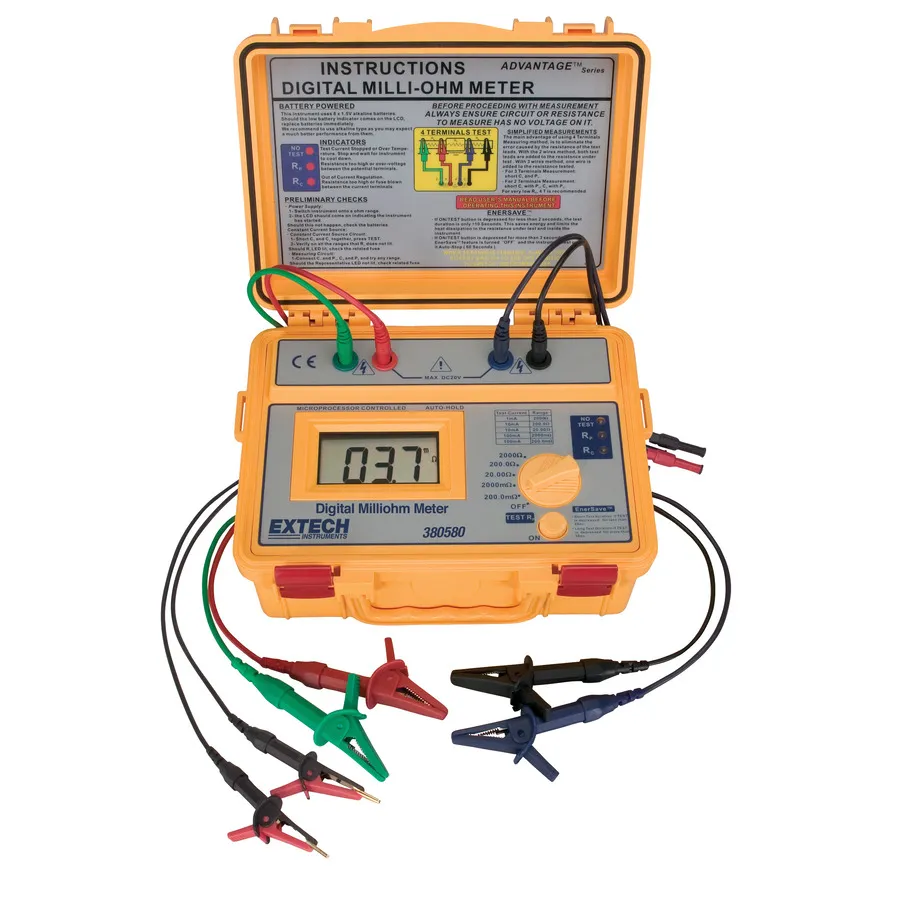 Extech 380580 Měřič miliohm