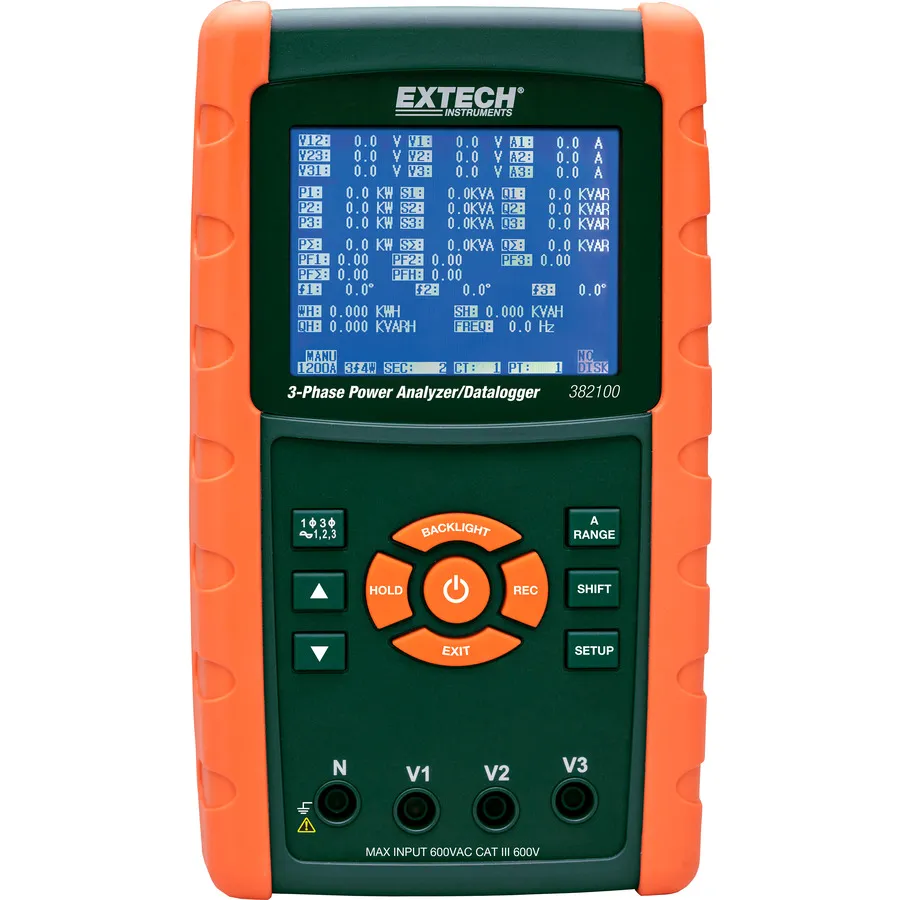 Extech 382100 Analyzátor výkonu/Datalogger