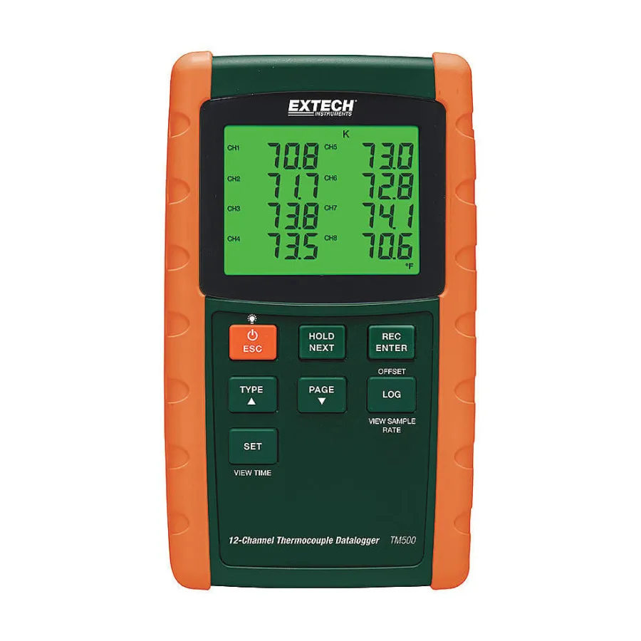 Teploměr Extech TM500-NIST s zaznamenáváním dat