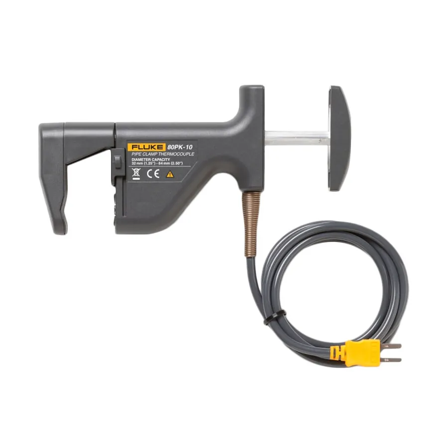 Fluke 80PK-10 Termočlánková sonda typu K s klešťovým upevněním na trubku
