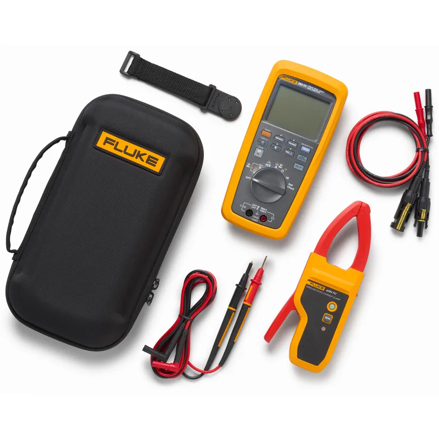 Fluke FLUKE-283FC/PV Bezdrátový Digitální Multimetr Solární Sada