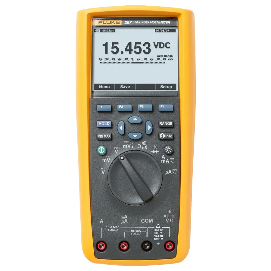 Fluke FLUKE-287 CAL True-RMS Zaznamenávající Multimetr s TrendCapture