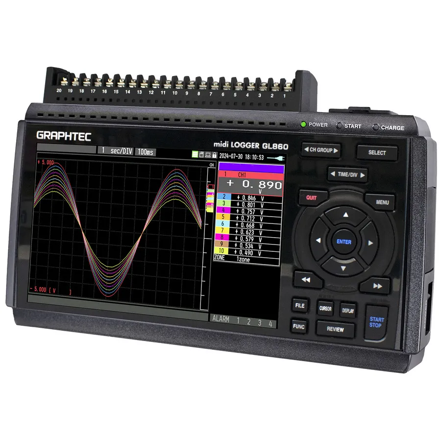 Graphtec GL860 Vícekanálový dataloger