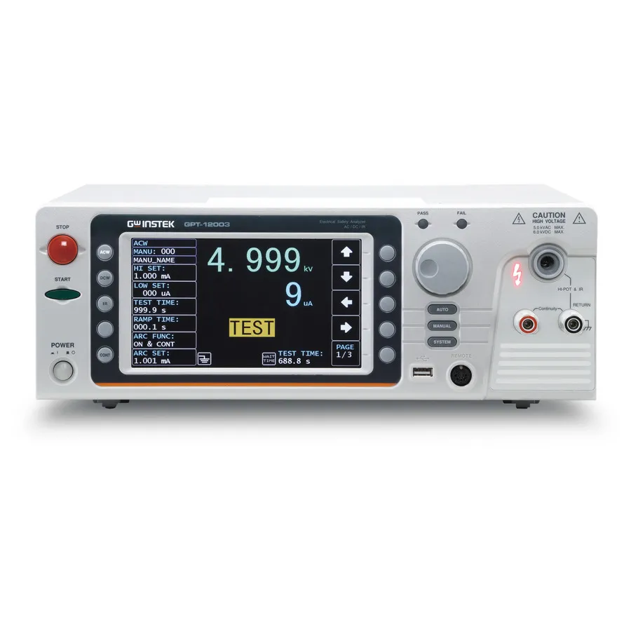 GW Instek GPT-12003 Analyzátor elektrické bezpečnosti