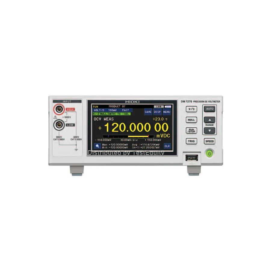 Hioki DM7275-03 Přesný voltmetr stejnosměrného napětí