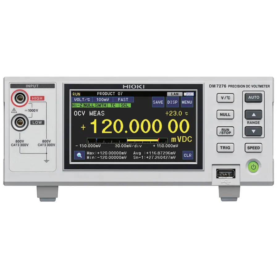 Hioki DM7276-01 přesný stejnosměrný voltmetr