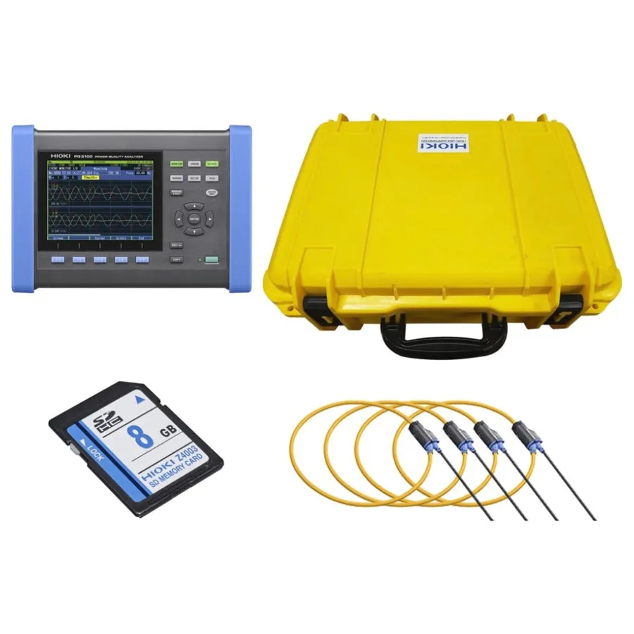 Hioki PQ3100-04/6000-7in KIT Analyzátor kvality elektrické energie
