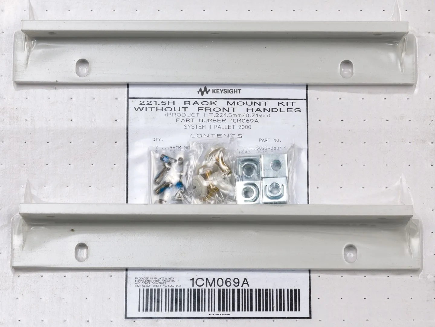 Keysight 1CM069A sada kytů pro montáž do racku