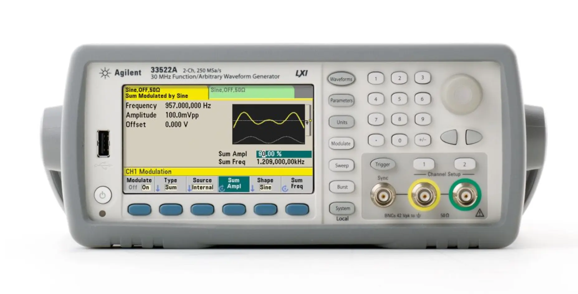 Keysight 33522A dvoukanálový generátor vlnových průběhů