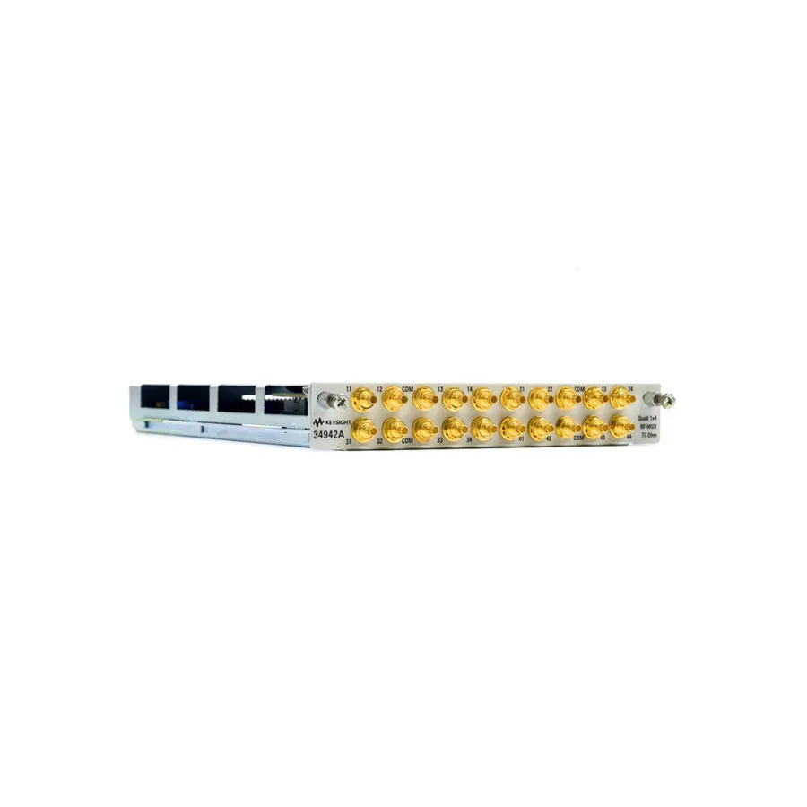Keysight 34942A Kvadruplní 1x4 75 Ohm RF multiplexer