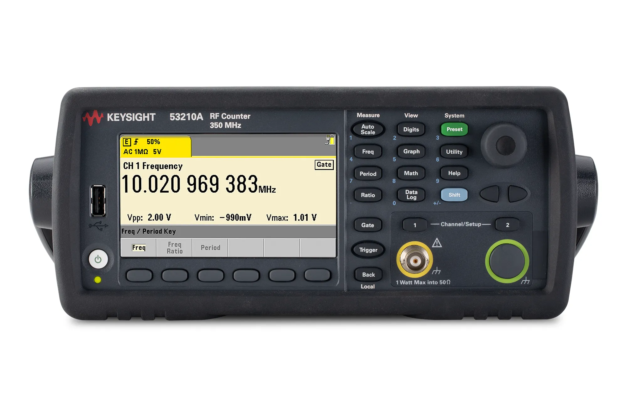 Keysight 53210A 350 MHz RF čítač frekvencí