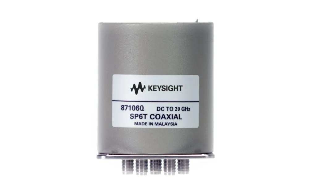 Keysight 87106Q SP6T koaxiální přepínač