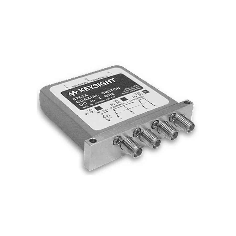 Koaxiální přepínač Keysight 8763A/T24