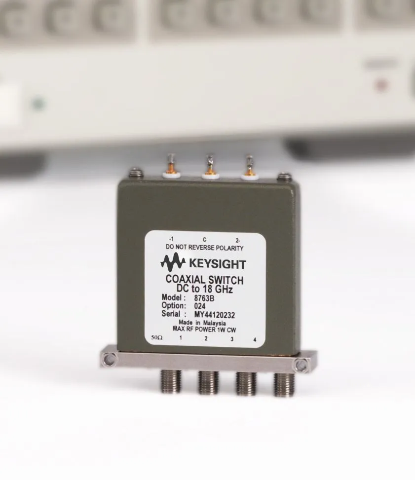 Koaxiální přepínač Keysight 8763B