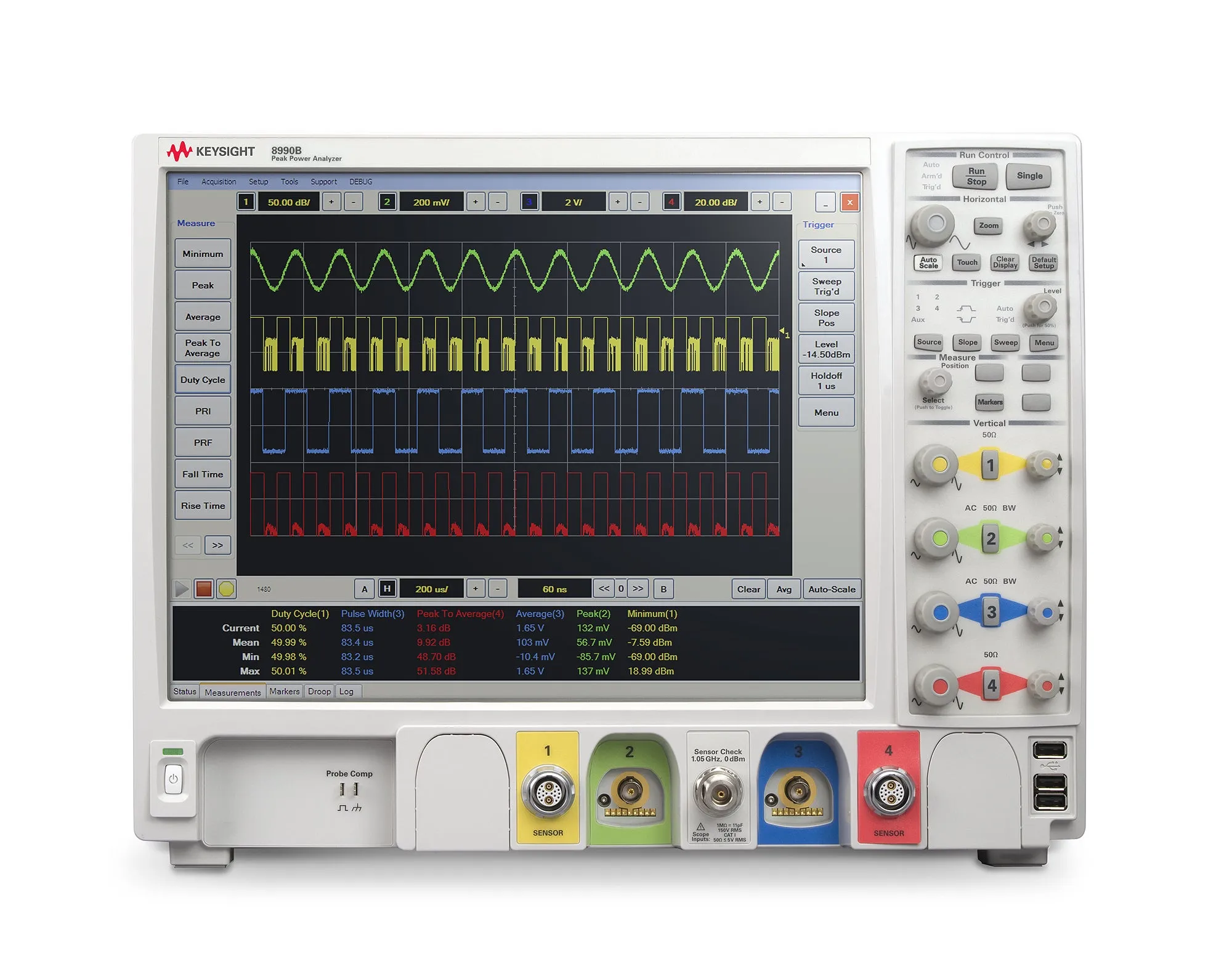 Keysight 8990B Analyzátor špičkového výkonu