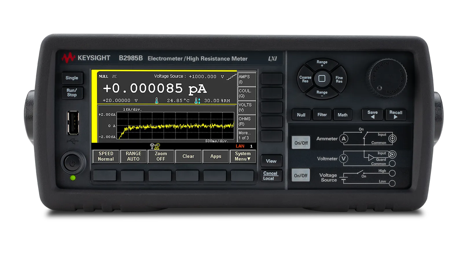 Keysight B2985B Elektrometr/měřič vysokého odporu