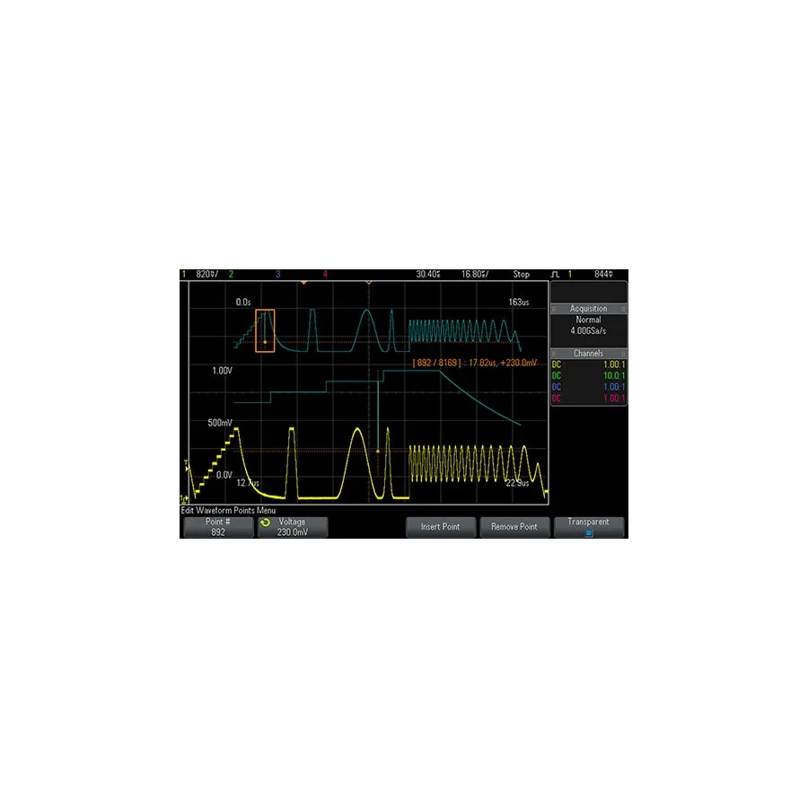 Keysight DSOX3WAVEGEN WaveGen generátor funkcí a libovolných průběhů