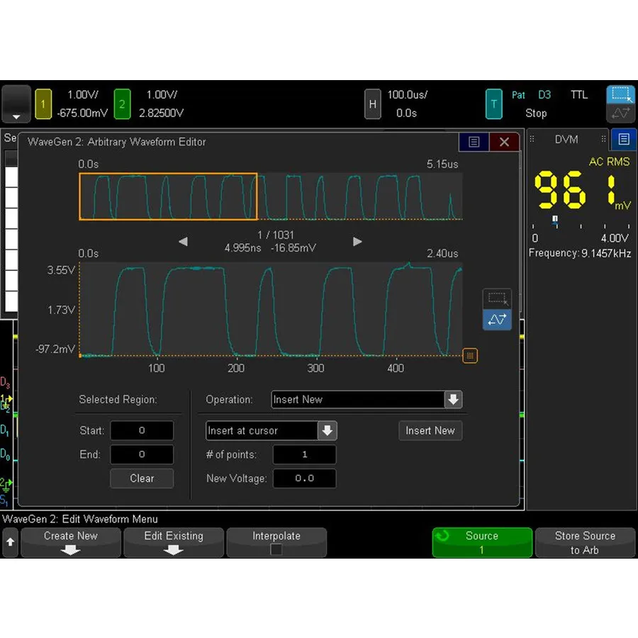 Generátor dvoukanálových průběhů Keysight DSOX6WAVEGEN2