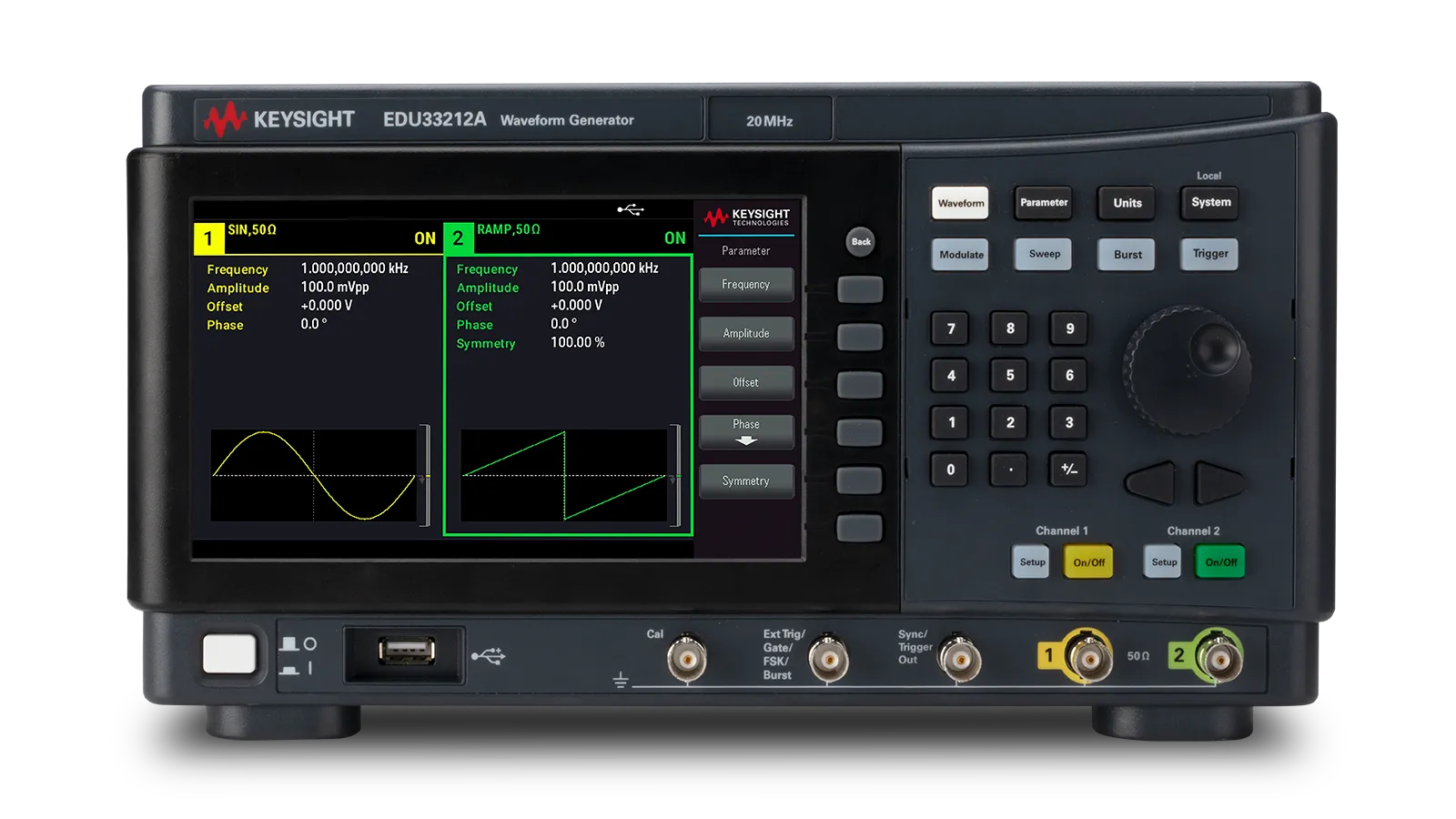 Keysight EDU33212A Duální kanálový generátor funkcí/libovolných vln