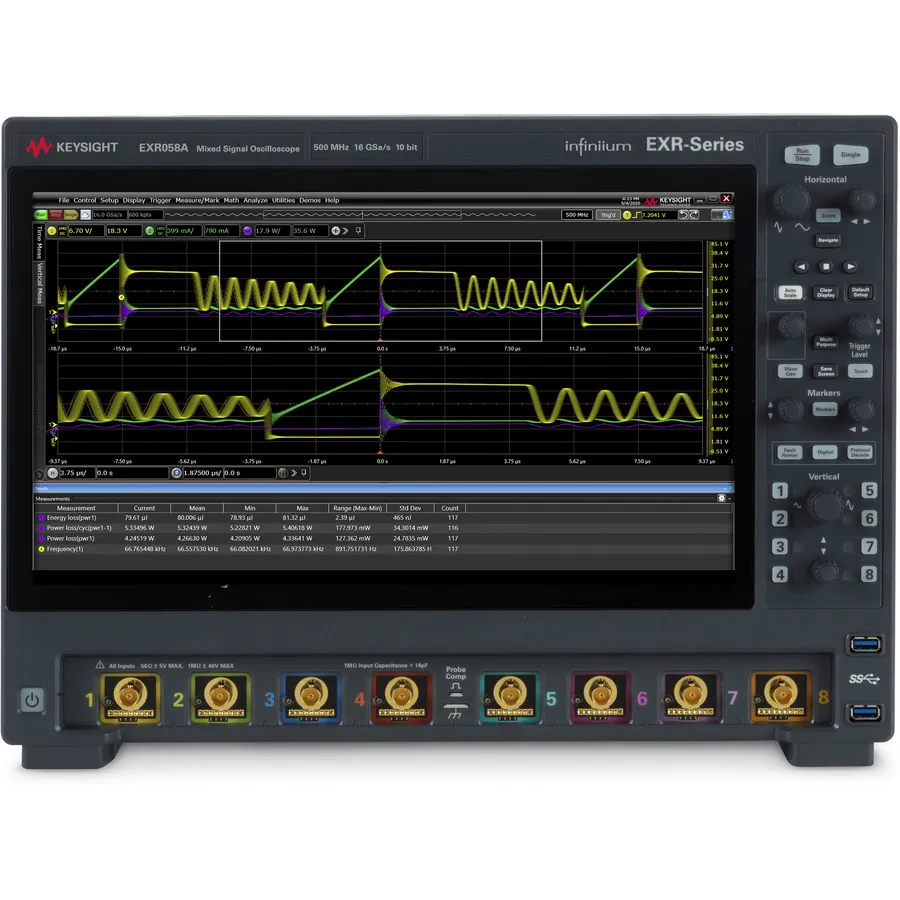 Keysight EXR058A Smíšený signálový osciloskop
