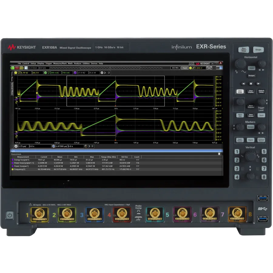 Keysight EXR108A Smíšený signálový osciloskop
