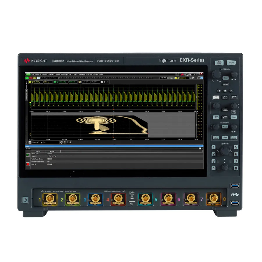 Osciloskop reálného času Keysight Infiniium EXR608A