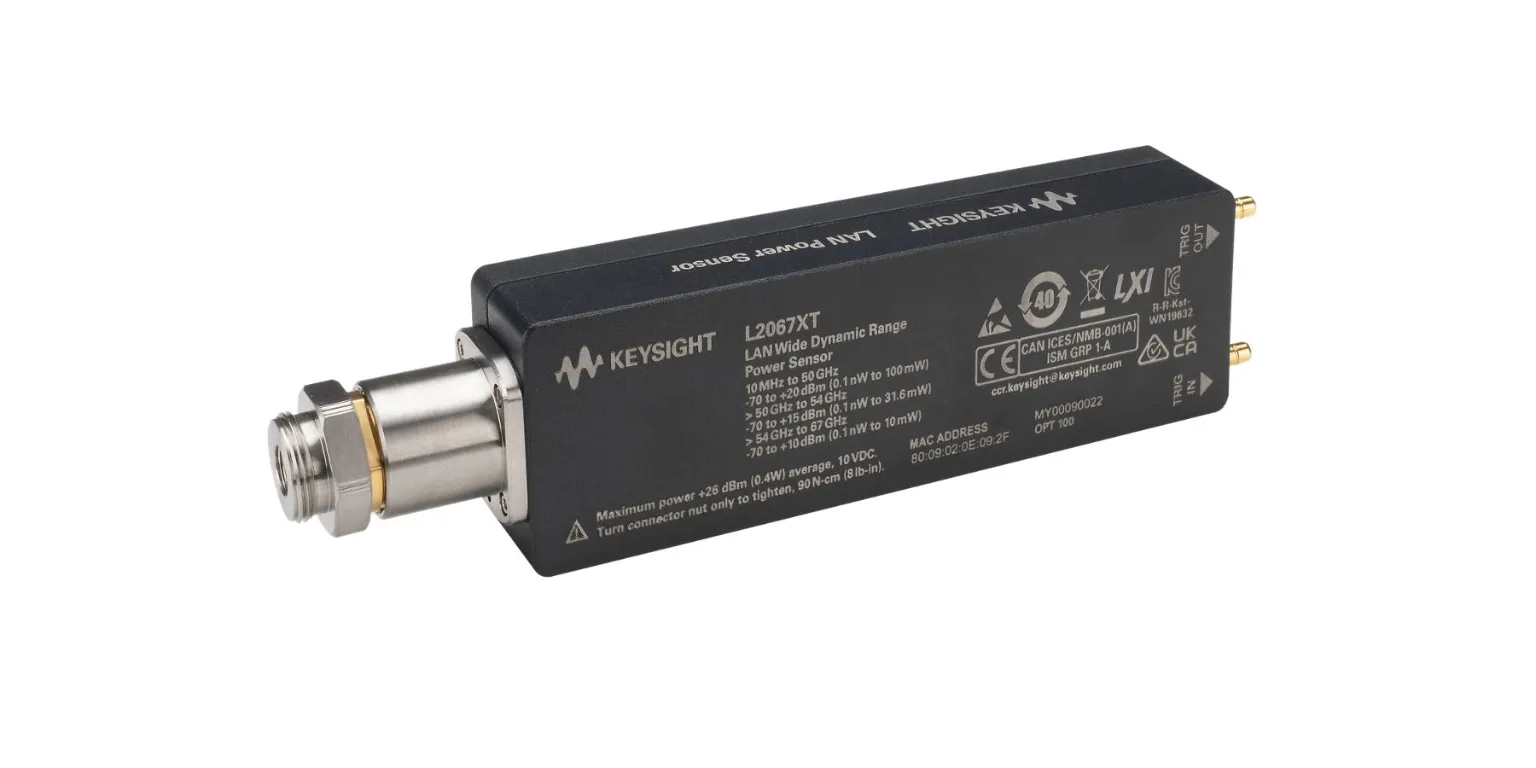 Keysight L2067XT Senzor výkonu RF s širokým dynamickým rozsahem pro měření špičkového a průměrného výkonu