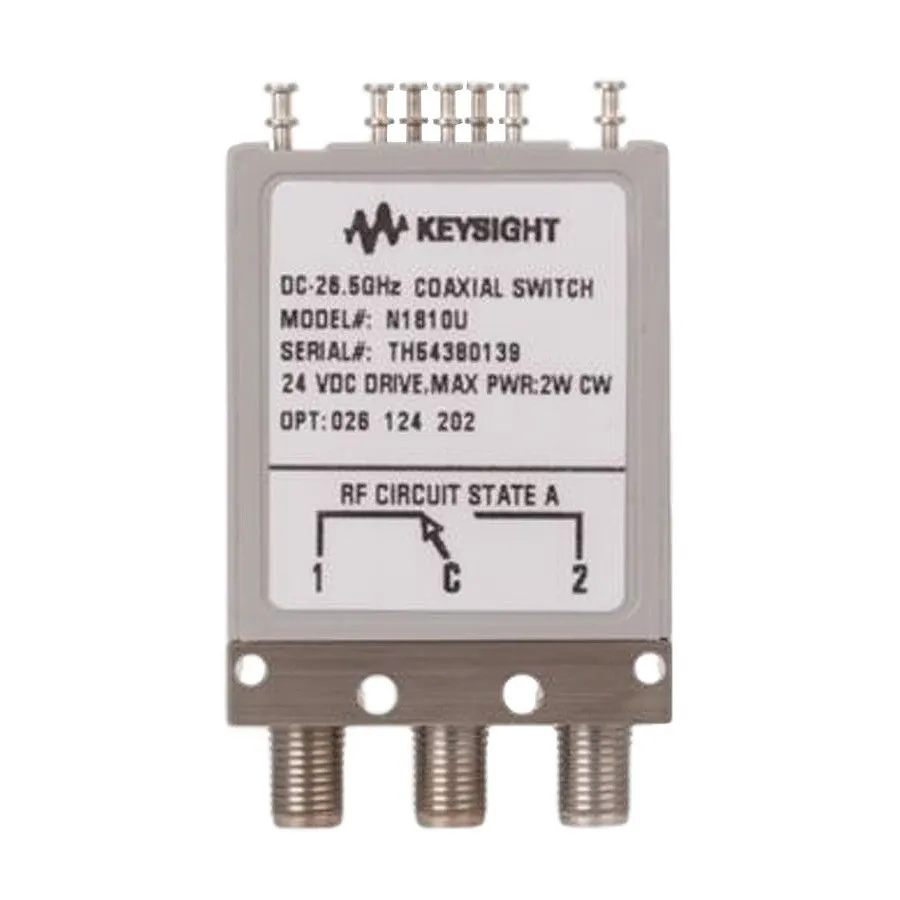 Keysight N1810UL/026/105/201/401 koaxiální spínač