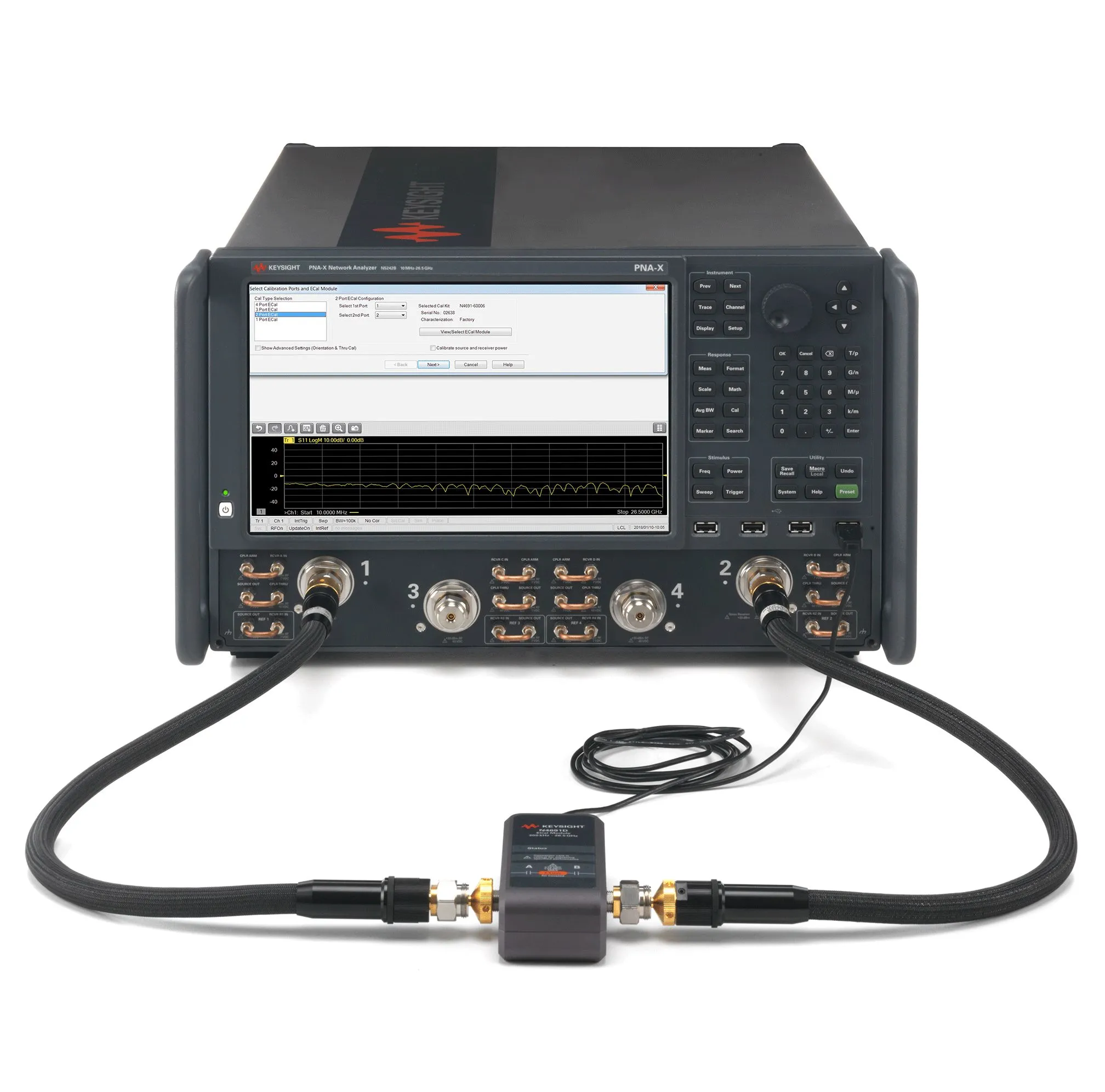 Keysight N4692D Mikrovolnový elektronický kalibrační modul