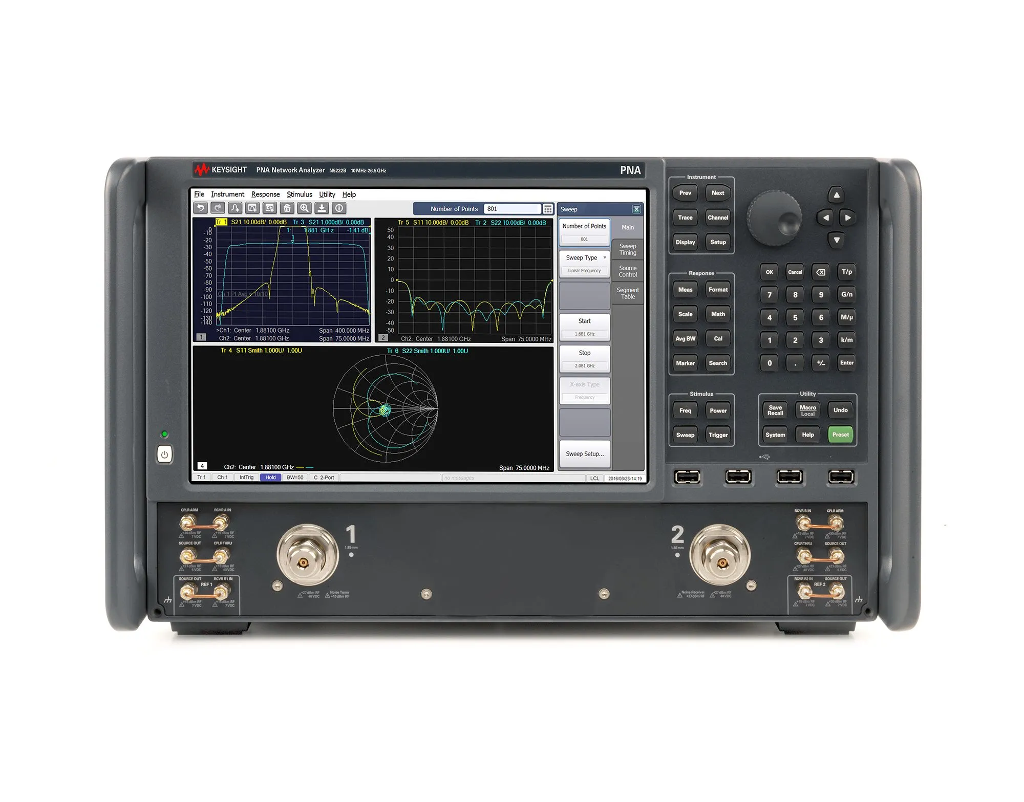Keysight N5222B Mikrovlnný síťový analyzátor