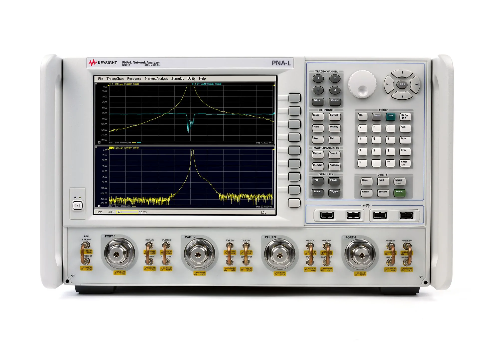 Keysight N5231A vektorový síťový analyzátor