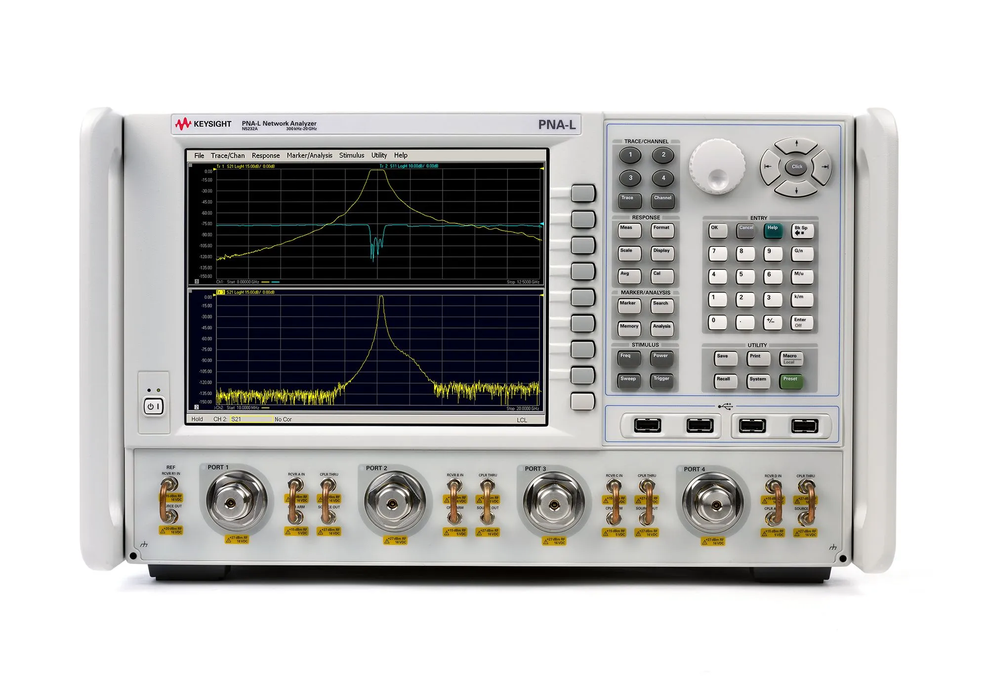 Keysight N5232A vektorový síťový analyzátor